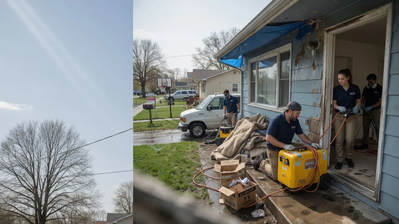 Basement Flood Cleanup in Brocket, ND near me